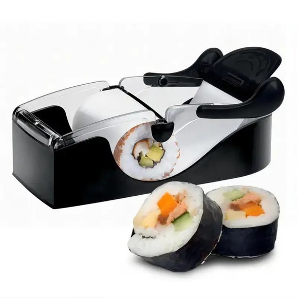 DIY Sushi Roll Machine Sushi Maker Roller Equipment Onigiri Rice Ball BUNDLE - Picture 4 of 14